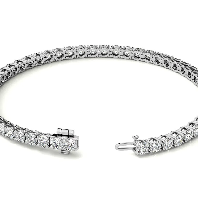 8.5 CTW Lab Grown Diamond Tennis Bracelet in 14kt White/Yellow Gold