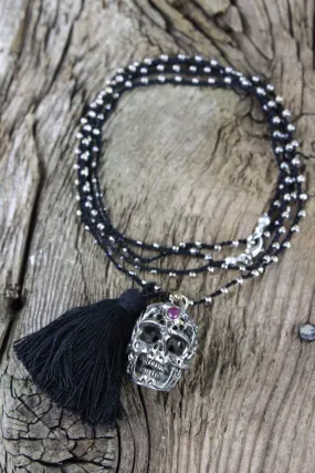 Awareness of Life Skull Necklace