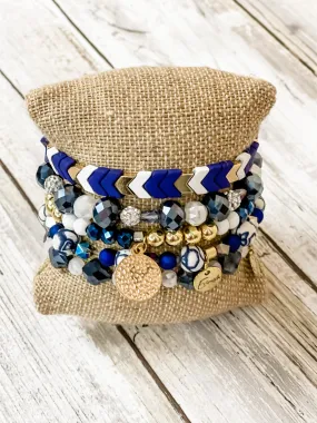 Blueberry Erimish Stack Bracelets