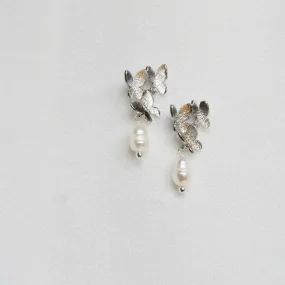 Butterfly Pearl Studs