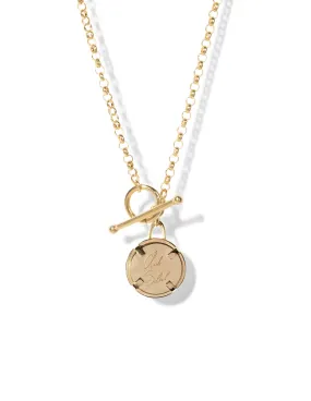 Club Soleil Toggle Necklace <br> Gold Vermeil