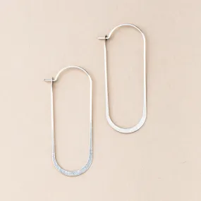 Cosmic Oval refined earring