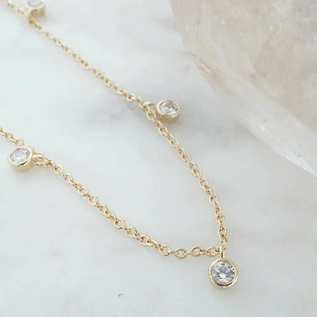 crystal stardust necklace