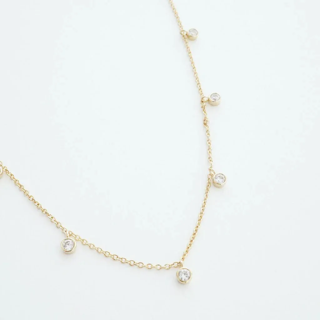 crystal stardust necklace