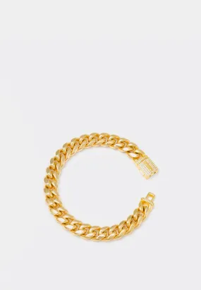 Darkai Gold Cuban Bracelet Gold