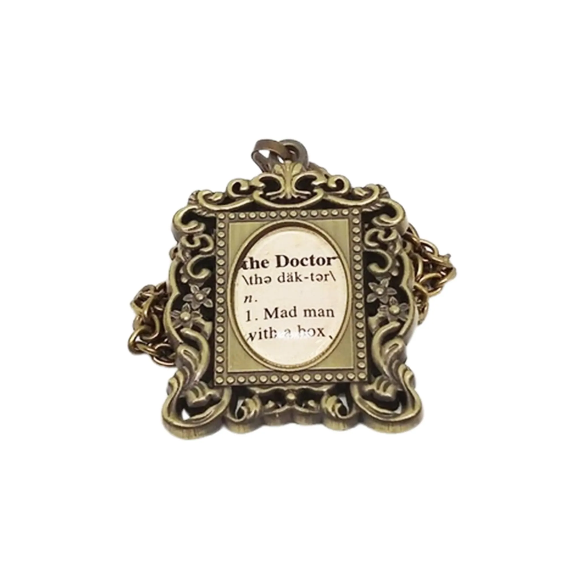 Doctor Who Antique Frame Necklace