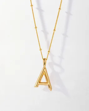 Initial Necklace - Gold