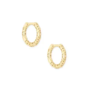 Kendra Scott | Maggie Huggie Earrings in Gold Filigree