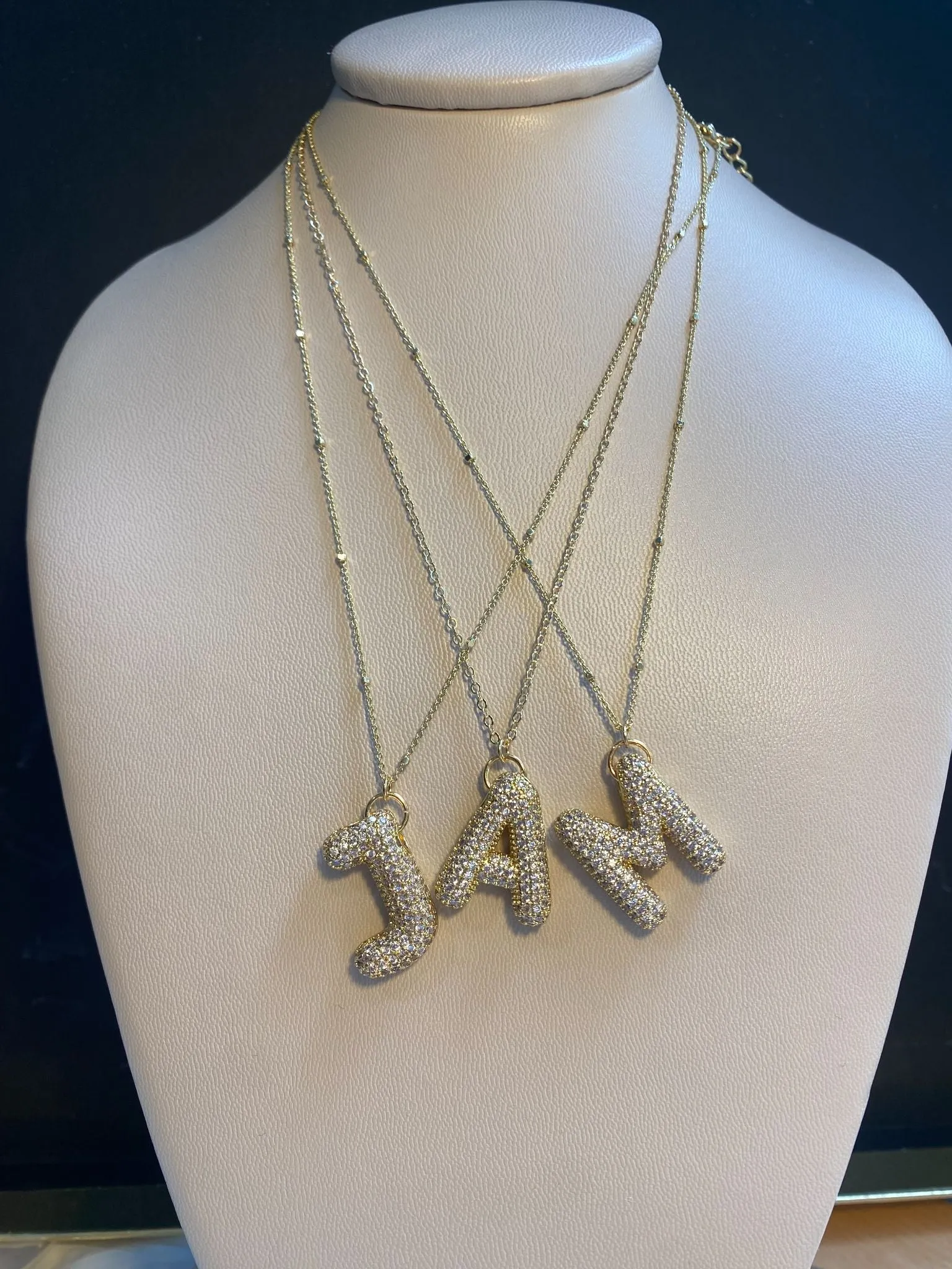 Letter Initial Necklaces