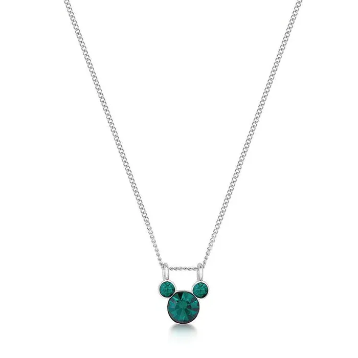 Mickey Mouse Birthstone Necklace