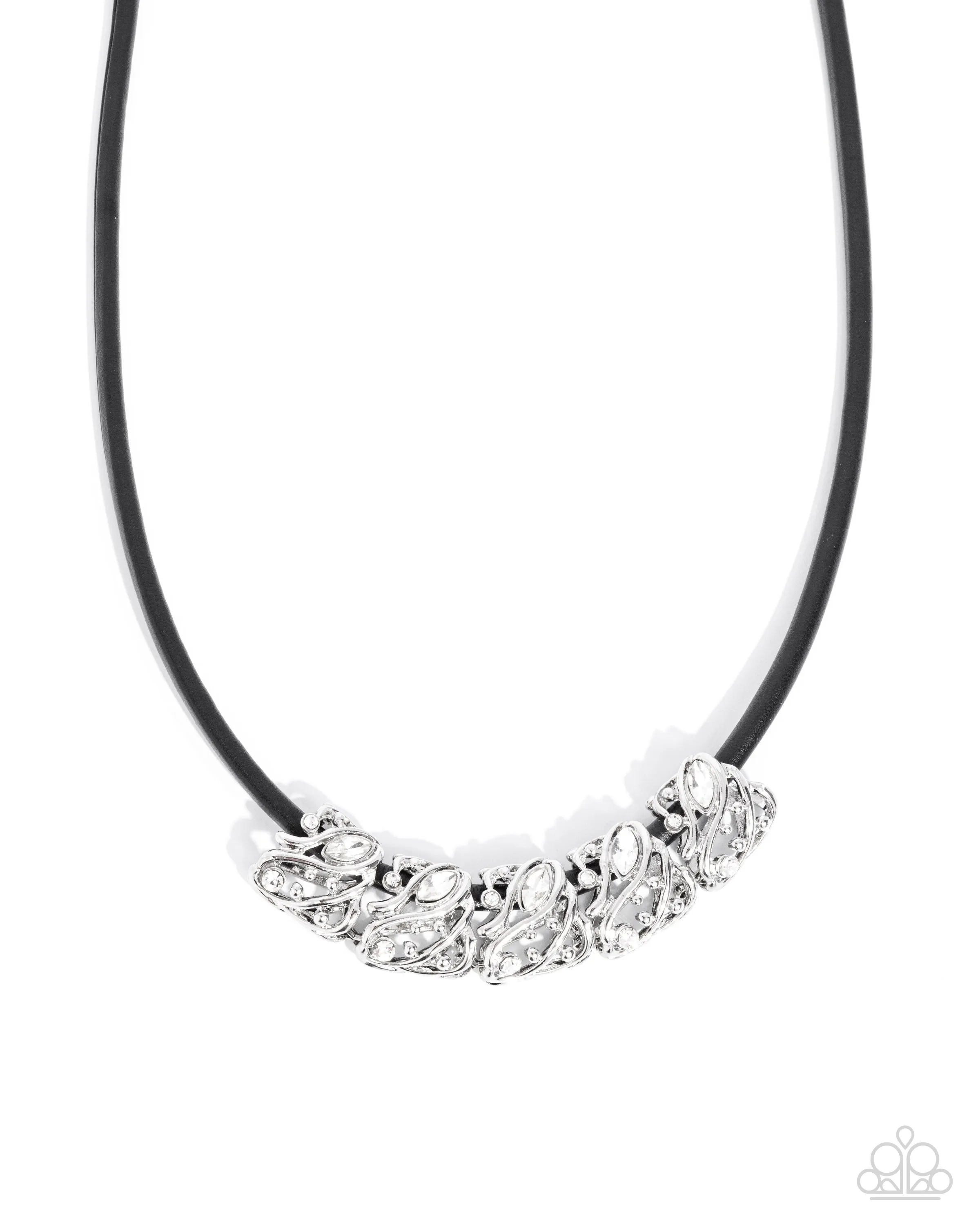 Necklaces Sprig Shimmer - Black