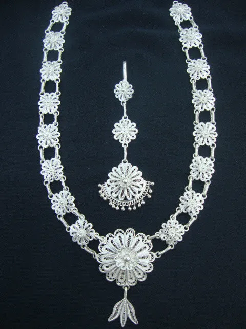 Odissi Long Necklace with Maang Tikka OD012a