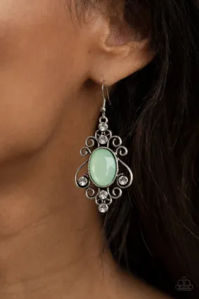 Paparazzi Earring ~ Tour de Fairytale - Green