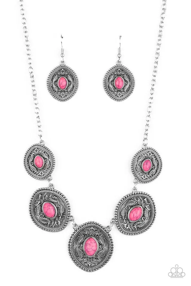 Paparazzi Necklace ~ Alter ECO - Pink