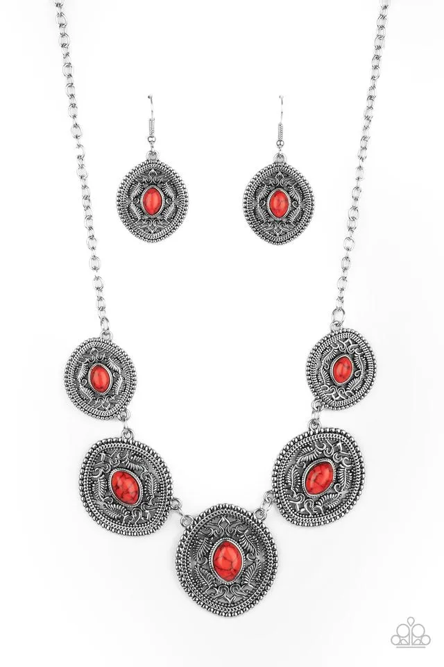 Paparazzi Necklace ~ Alter ECO - Red