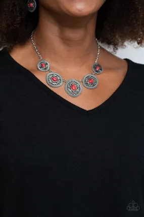 Paparazzi Necklace ~ Alter ECO - Red