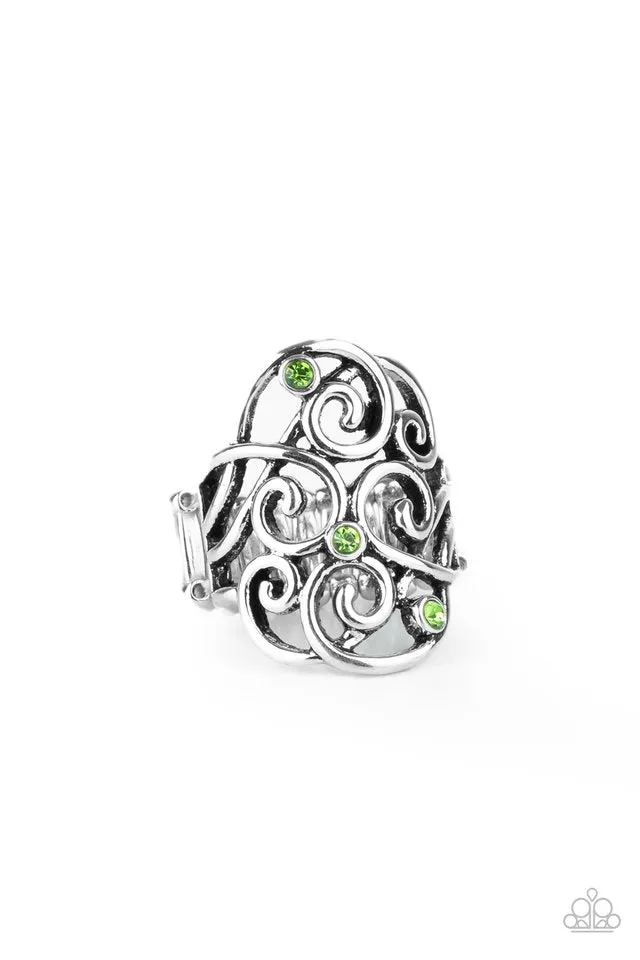 Paparazzi Ring ~ FRILL Out! - Green