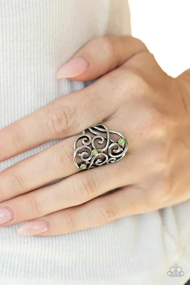 Paparazzi Ring ~ FRILL Out! - Green