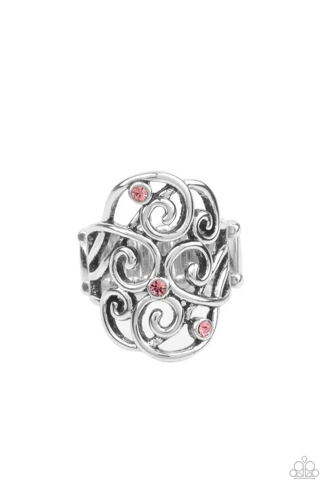 Paparazzi Ring ~ FRILL Out! - Pink