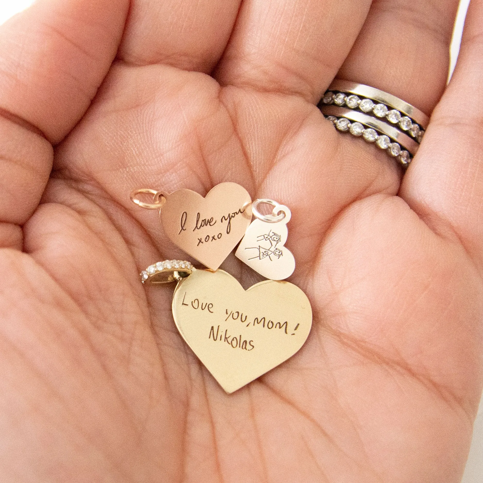 Personalized Heart Medallion - Small