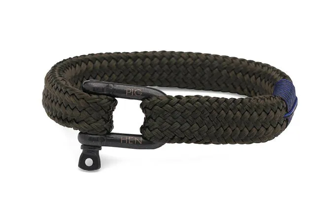 PIG & HEN - Reserva Ron Rope Bracelet - Army