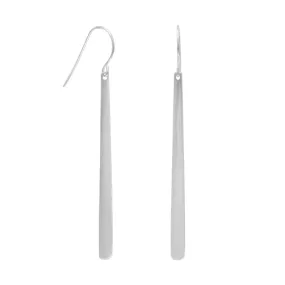 Polished Tapered Matchstick Earrings