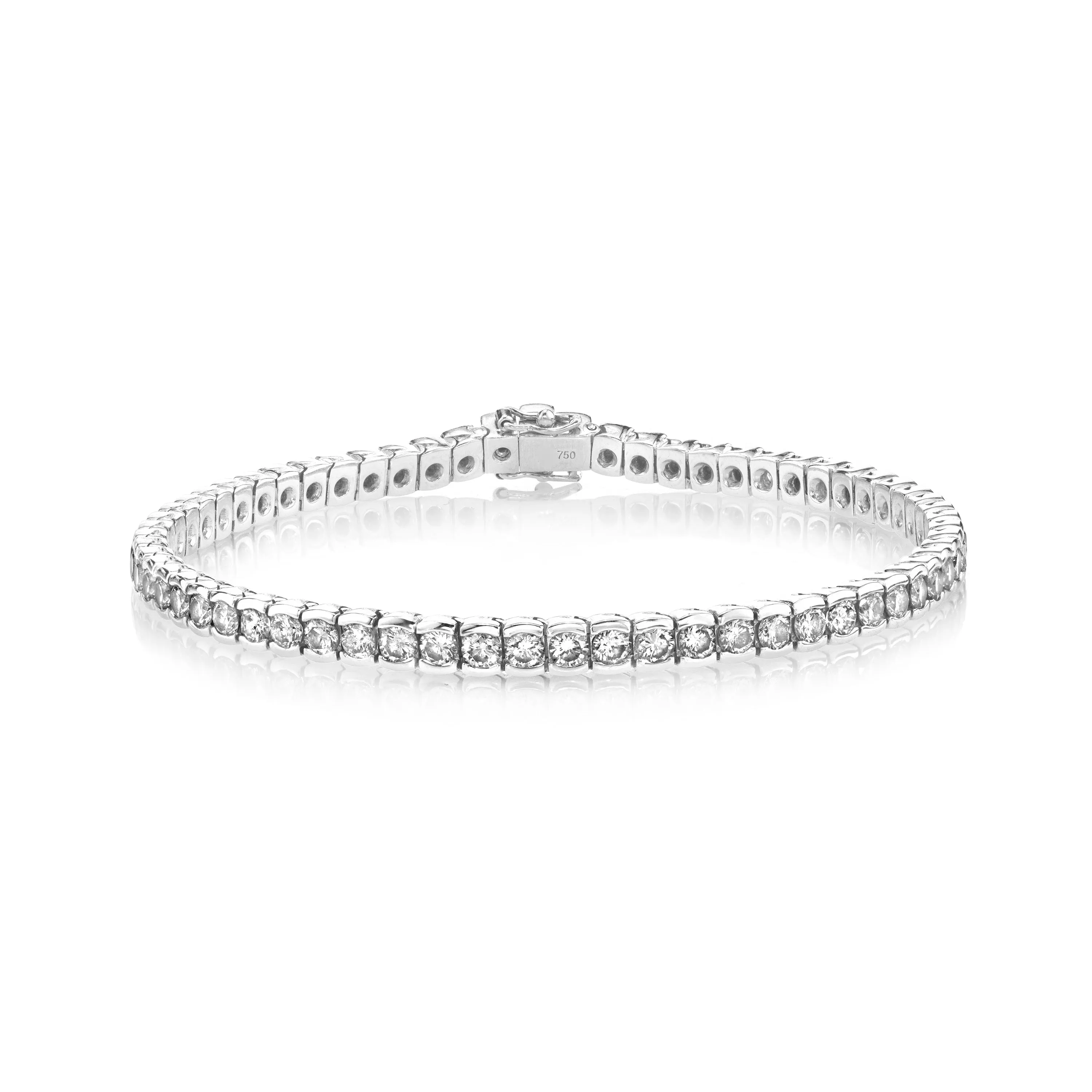 READY TO SHIP DIAMOND BEZEL TENNIS BRACELET