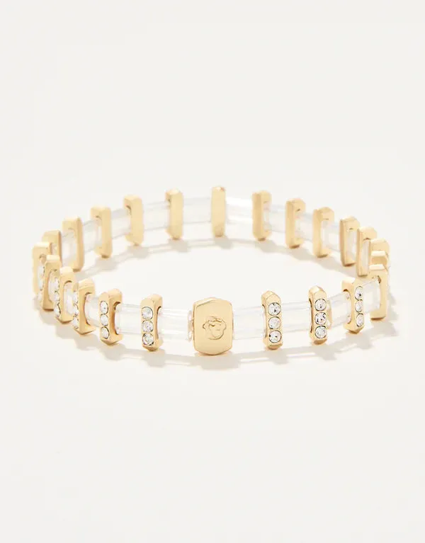 Sparkle Tila Stretch Bracelet Crystal