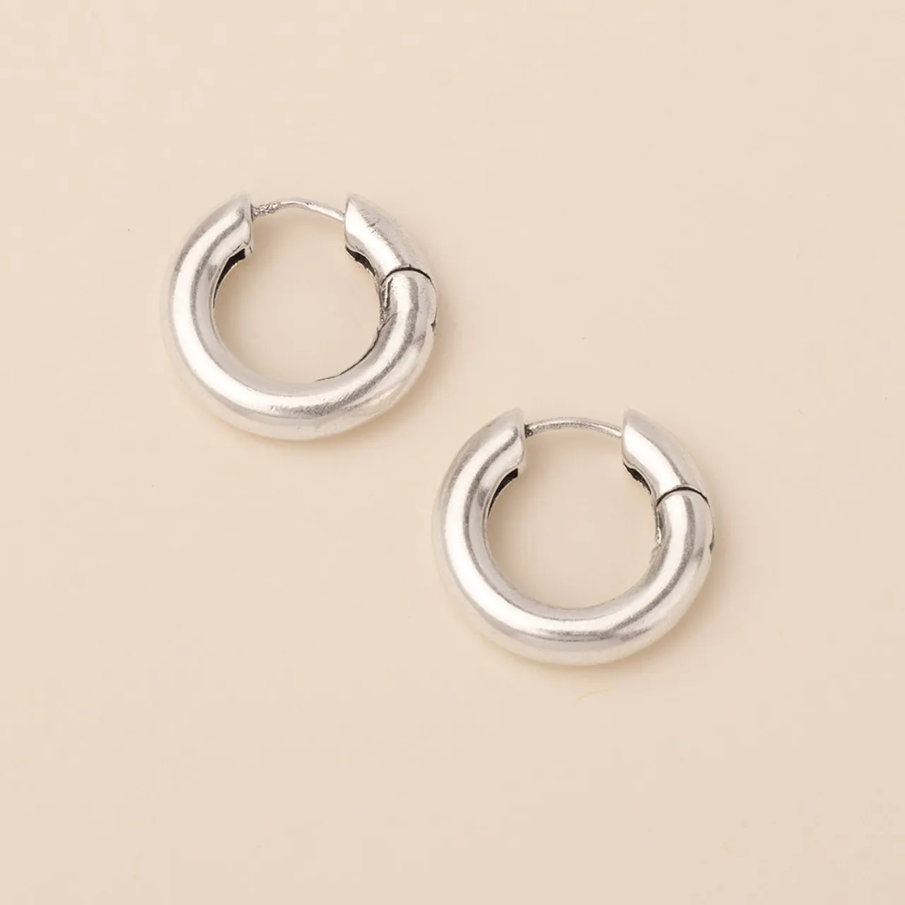 Stellar Hoop Refined Earrings