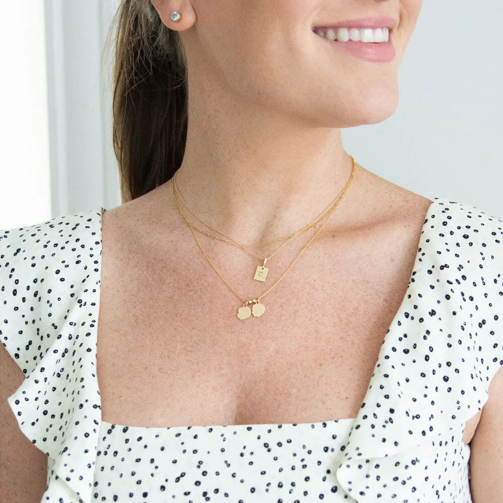 The Petite Rectangle Tag Necklace