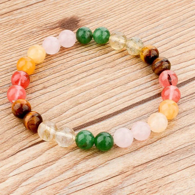 Tiger Eye Love Buddha Bracelets & Bangles Trendy Natural Stone Bracelet For Women Famous Brand Men Jewelry New Pulseras